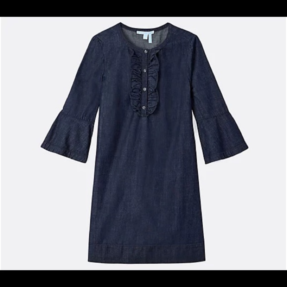 Draper James Chambray Denim Shift Dress